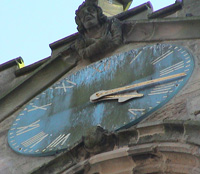 Pocklington Clock Dial un-restored